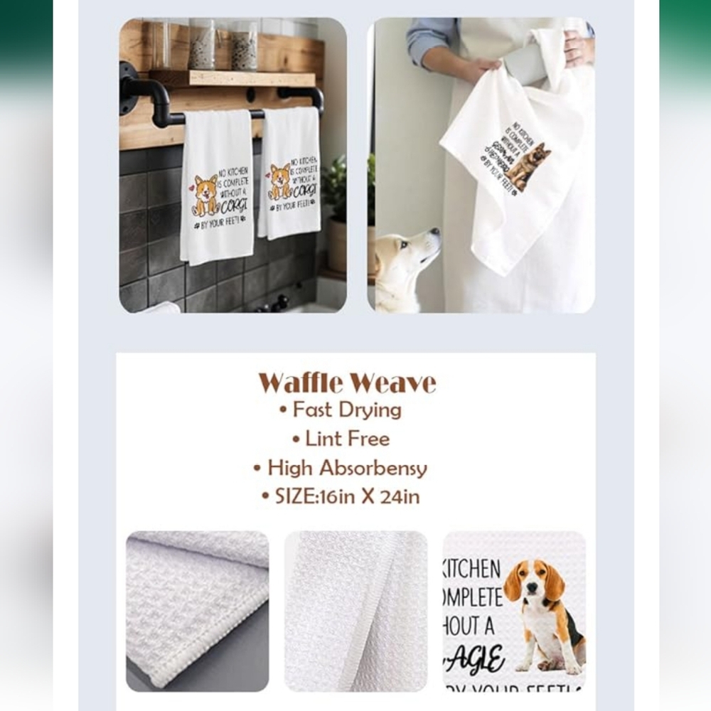 No Dog Kitchen Towels